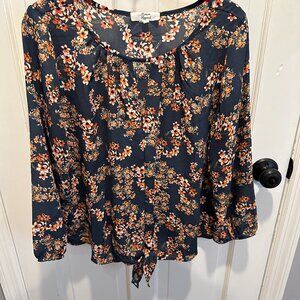 Front Tie Blouse